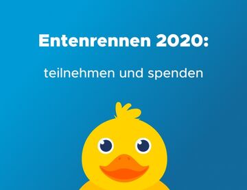 Zieleinlauf beim Chemnitzer Entenrennen